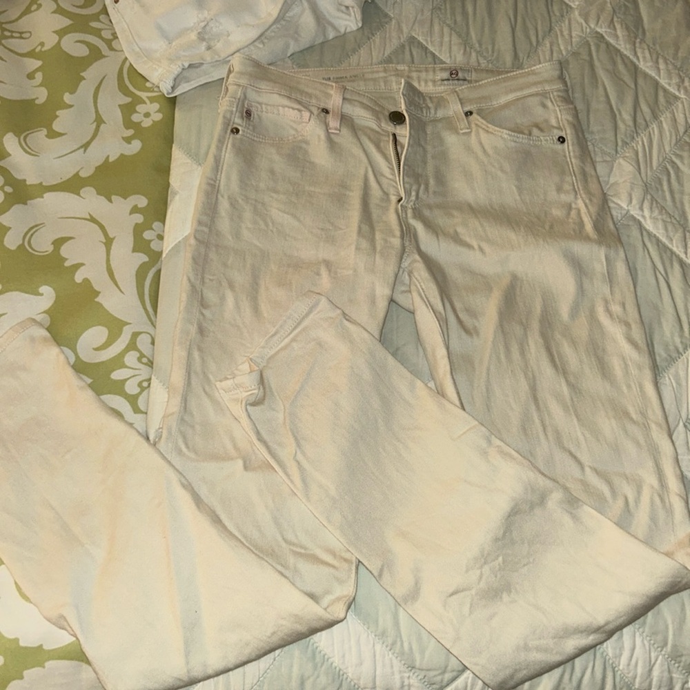 AG Cream Jeans / Size 25